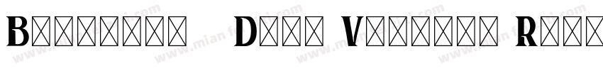 Bumerang   Demo Version Regular字体转换